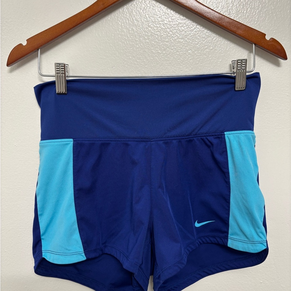 Nike Women's Dual Blue Athletic Shorts